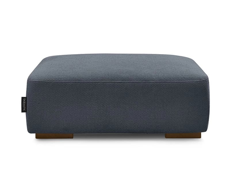 Hocker BOBOCHIC SIDONIE 70x100x40cm stoff chiniert dunkelblau