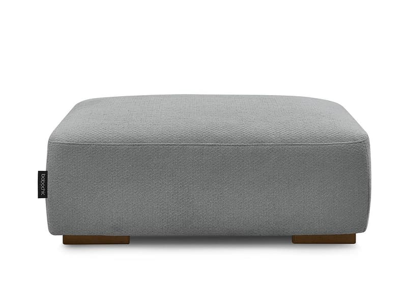 Hocker BOBOCHIC SIDONIE 70x100x40cm stoff chiniert dunkelgrau