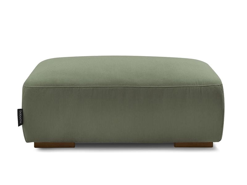 Hocker BOBOCHIC SIDONIE 70x100x40cm cord-stoff grün