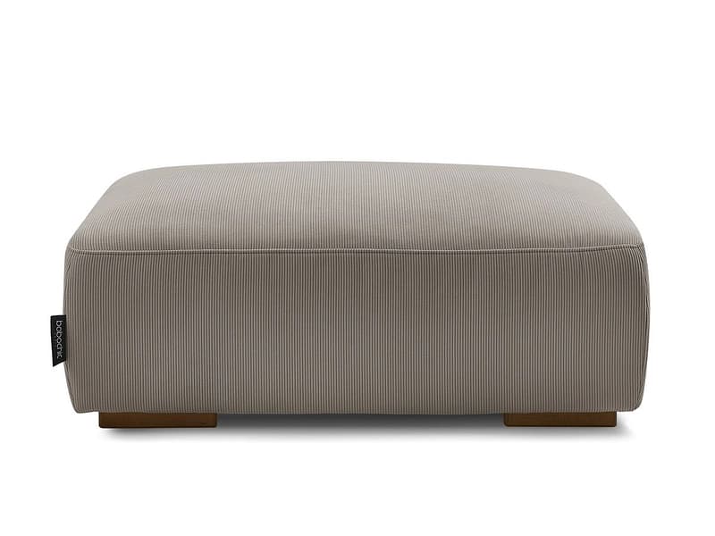 Hocker BOBOCHIC SIDONIE 70x100x40cm cord-stoff taupe