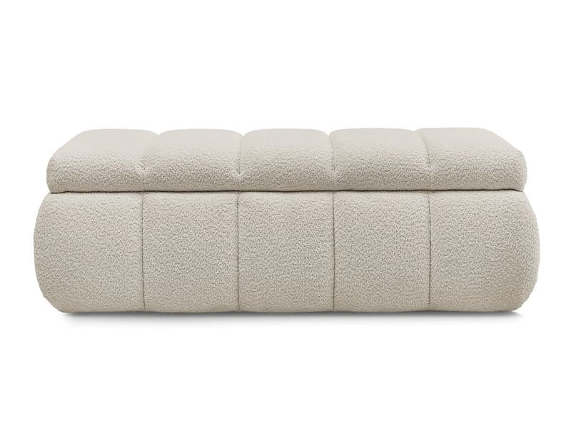 Bettkasten BOBOCHIC DENALI Boucle-Stoff beige