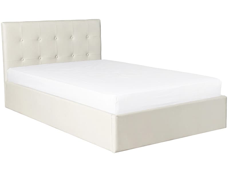Kastenbett ALIX 120x200cm weiss