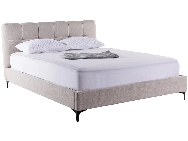 Bett ALBA 180x200cm stoff beige