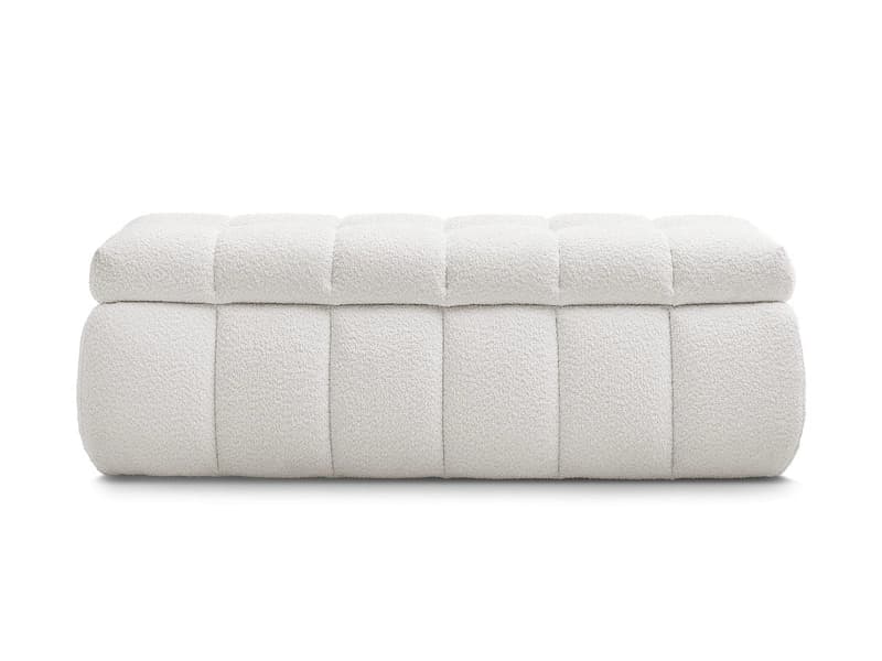 Bettende BOBOCHIC MONT-BLANC Boucle-Stoff weiss