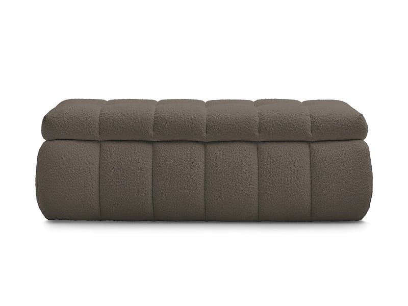 Bettende BOBOCHIC MONT-BLANC Boucle-Stoff rotbraun