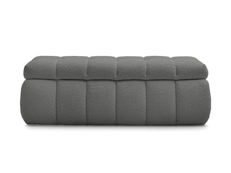 Bettende BOBOCHIC MONT-BLANC Boucle-Stoff dunkelgrau