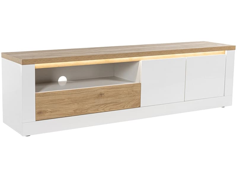 TV-Möbel ISCHIA 210cm weiss lackiert