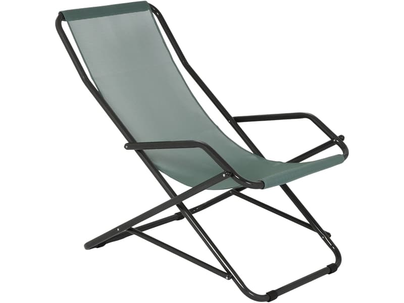 Liegestuhl KRABI 62x85x90cm grün