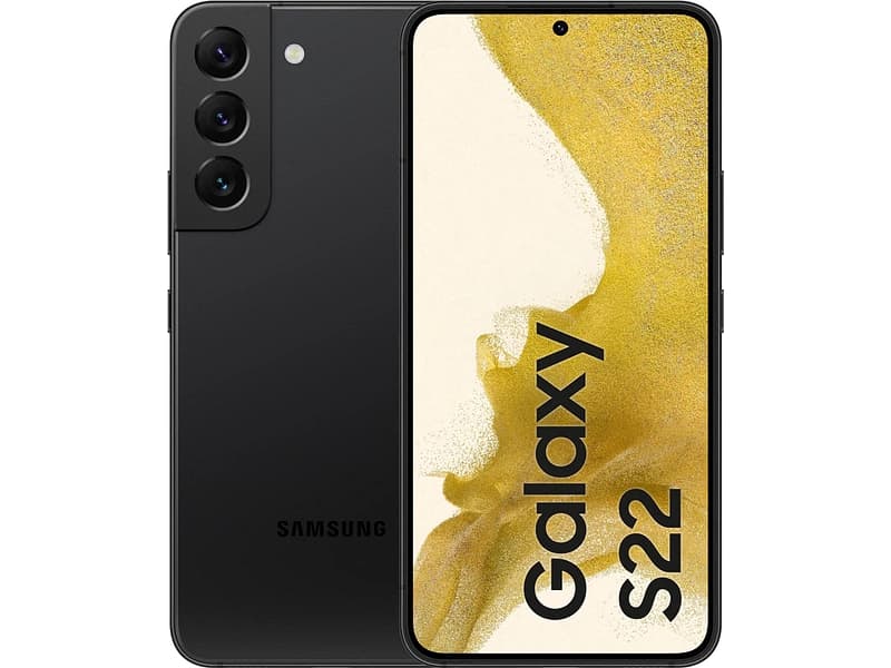 SAMSUNG Galaxy S22 schwarz Refurbished B 128GB 5G