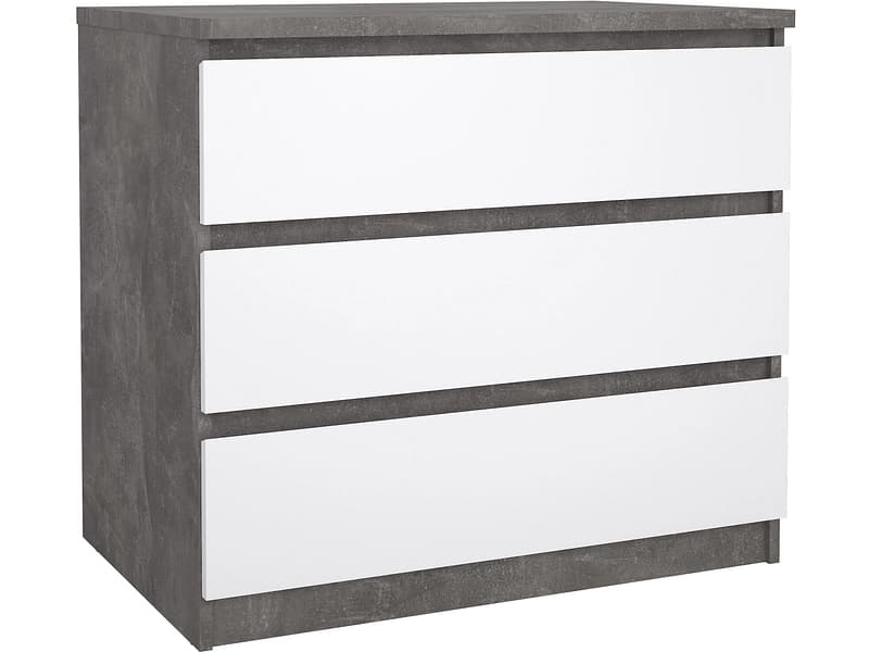 Kommode NAIA 3 Schubladen 50x77x70.1cm beton