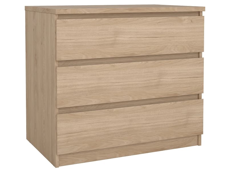 Kommode NAIA 3 Schubladen 50x77x70.1cm jackson eiche matt