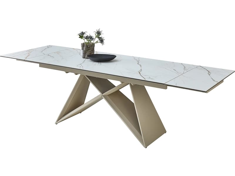 Tisch ausziehbar JAMIRO 180-220-260x90x76cm weiss