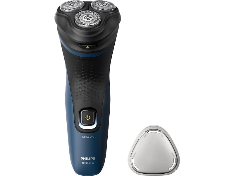 PHILIPS Elektrischer Rasierapparat S1151 ComfortCut / Easy to clean / Skin protection : kingle mit abgerundetem Rand um die Haut zu schützen / Wet & Dry