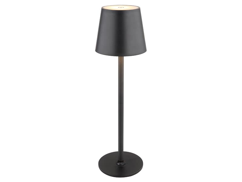 USB-aufladbare Lampe LED MALO 36cm 3W schwarz