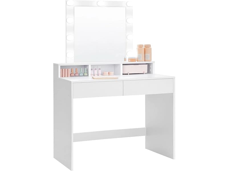 Frisierkommode SONGMICS MIA 40x80x145cm weiss