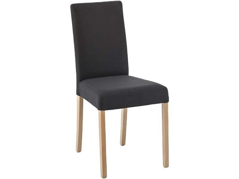 Stuhl BROWNY Stoff schwarz