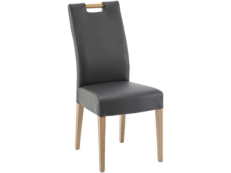 Stuhl PALMA Synthetisches Leder schwarz