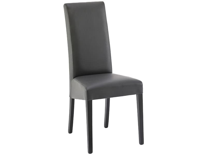Stuhl BOSTON Synthetisches Leder schwarz