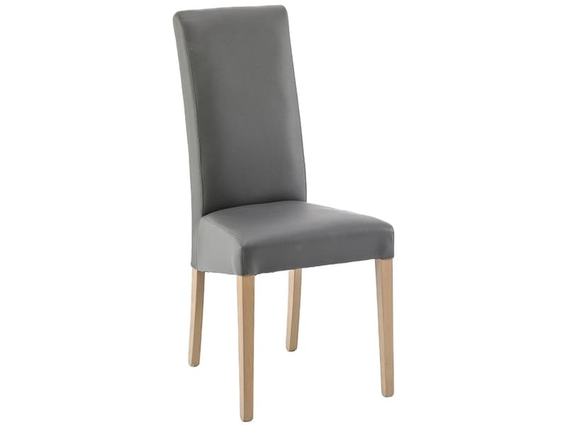 Stuhl BOSTON Synthetisches Leder anthrazit