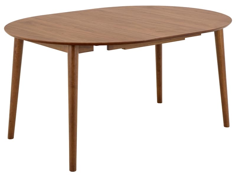 Tisch ausziehbar MONTREUX Ø115cm-154x75cm nussbaum