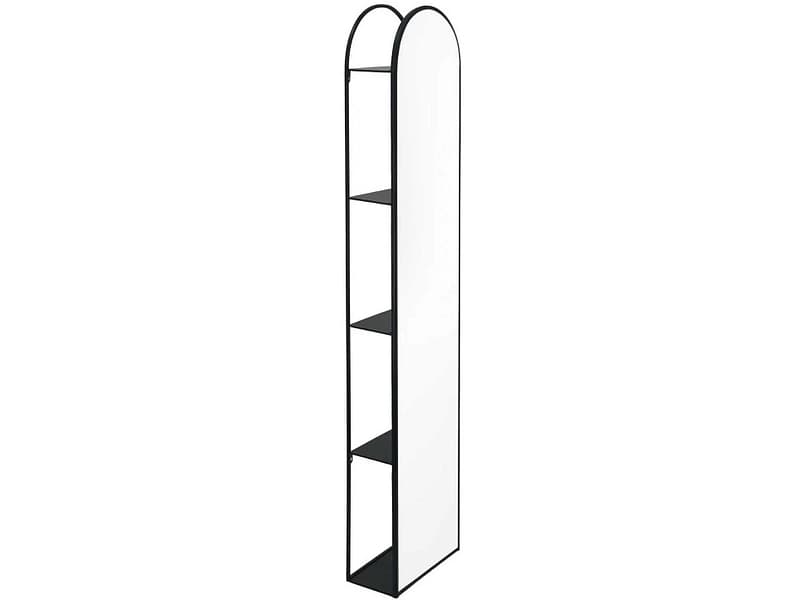 Spiegel AMARA 30x140cm schwarz