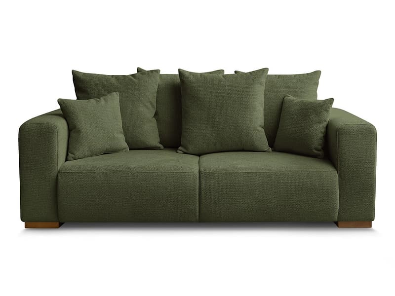 2er Sofa BOBOCHIC SIDONIE Stoff chiniert grün
