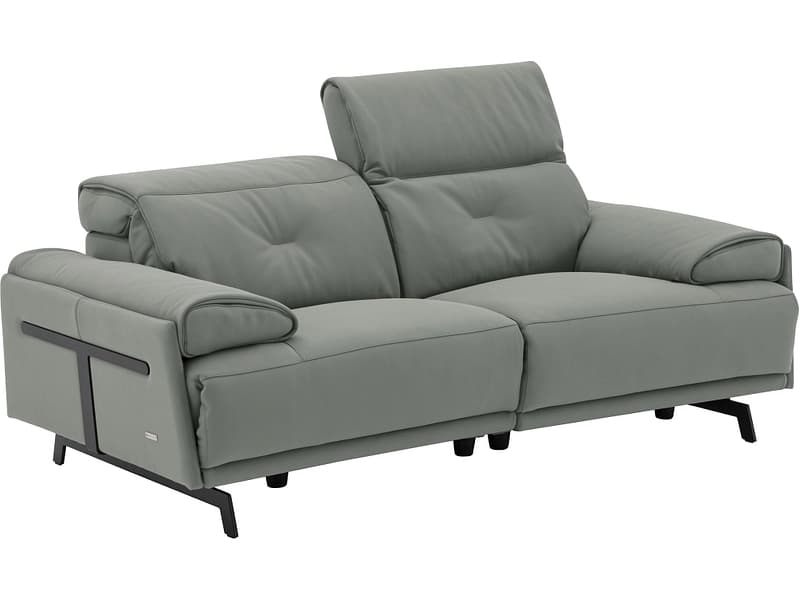 2er Sofa CAMPO DE FIORI SIENA Echtleder dunkelgrün