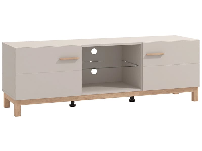 TV-Möbel ESSEX 154cm cremeweiss