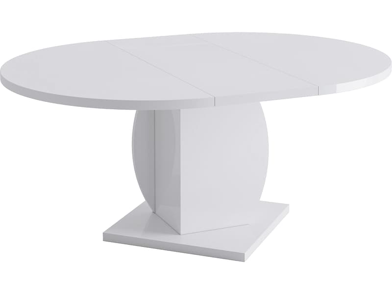 CIANN Tisch ausziehbar PULP 130-175x130x76cm weiss