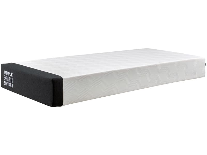 TEMPUR Matratze EXPLORER HYBRID 80x200cm Taschenfederkern / Viskoelastischer Schaum mittel