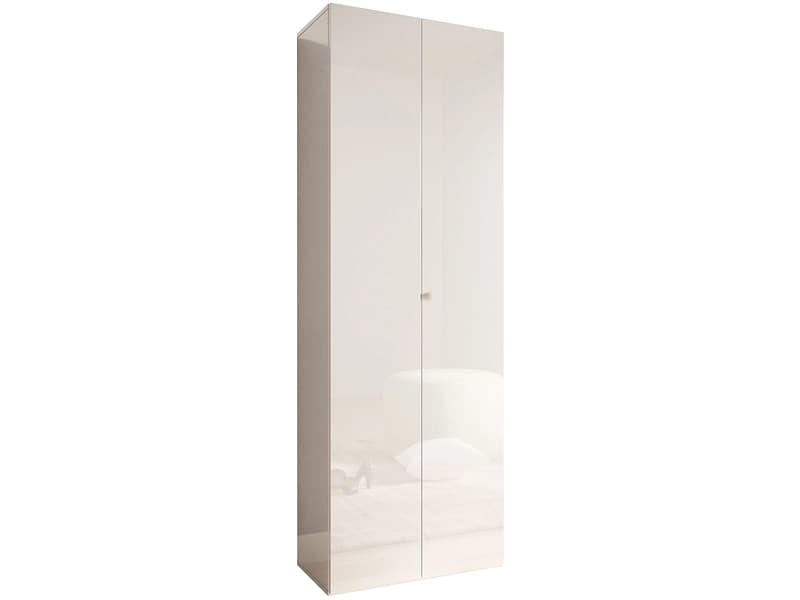 Schuhschrank SMILE 28 Paar Schuhe 2 Türen weiss glänzend