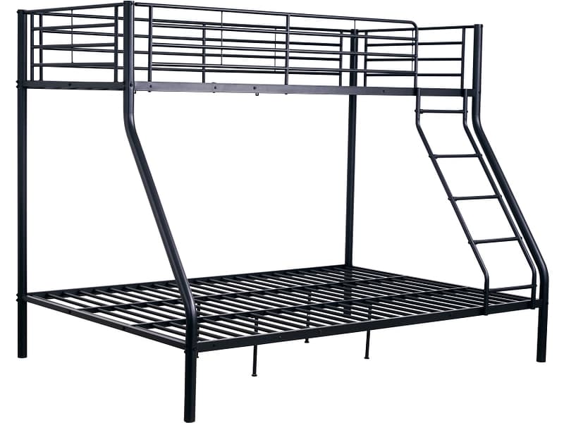 Hochbett HENRY 140x200cm schwarz