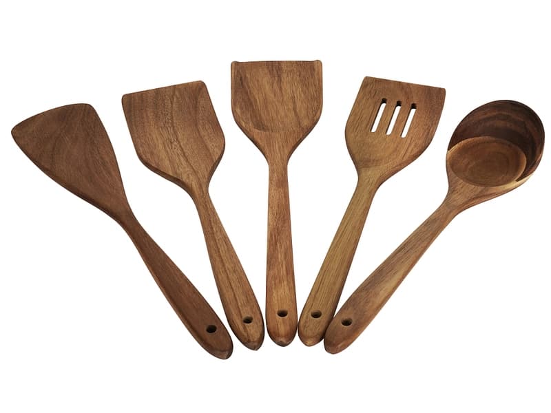 Spachtel-Set ACACIA Massives Holz natürliches holz