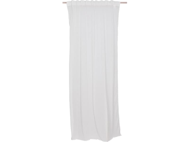 Vorhang ANISSA 140x260cm kräuselband weiss