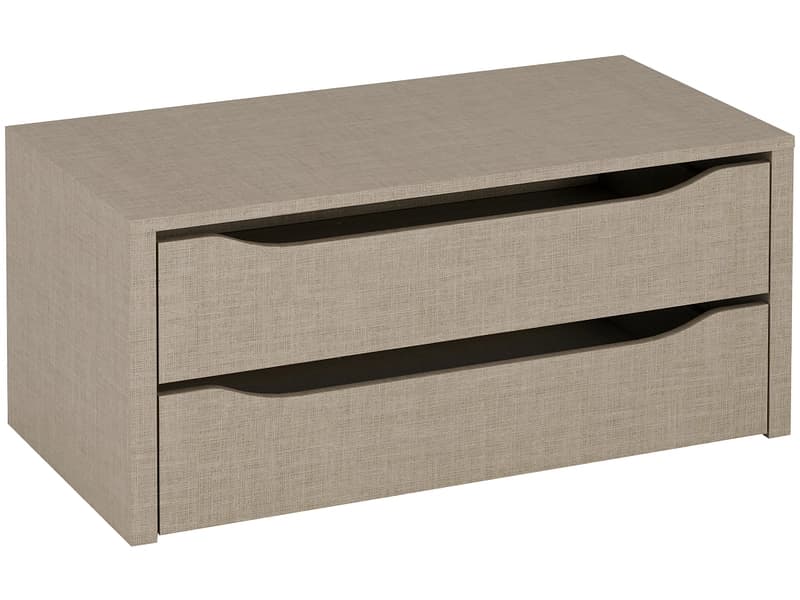 HILLUR Block mit 2 Schubladen MATTERHORN
