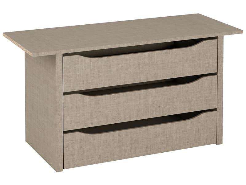 HILLUR Block mit 3 Schubladen MATTERHORN