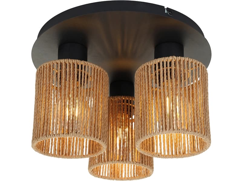 Deckenlampe REDA 32cm 25W schwarz