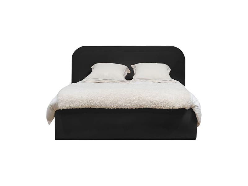 Kastenbett BOBOCHIC CASSIOPEE 160x200cm samt dunkelgrau