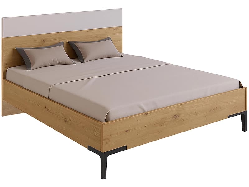 Bett FAMOSA 180x200cm spanplatte artisan eiche