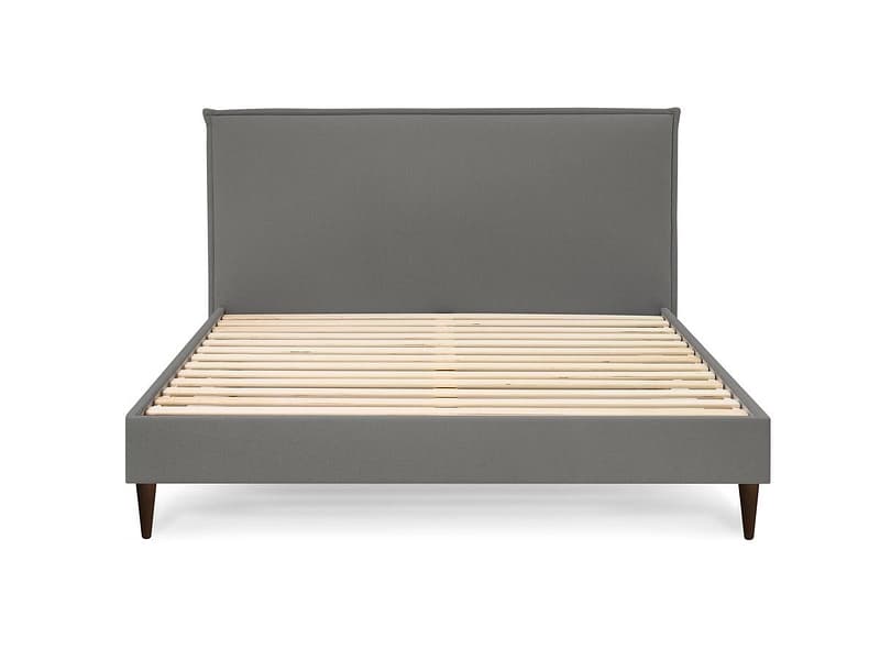 Bett BOBOCHIC SARY 160x200cm stoff dunkelgrau