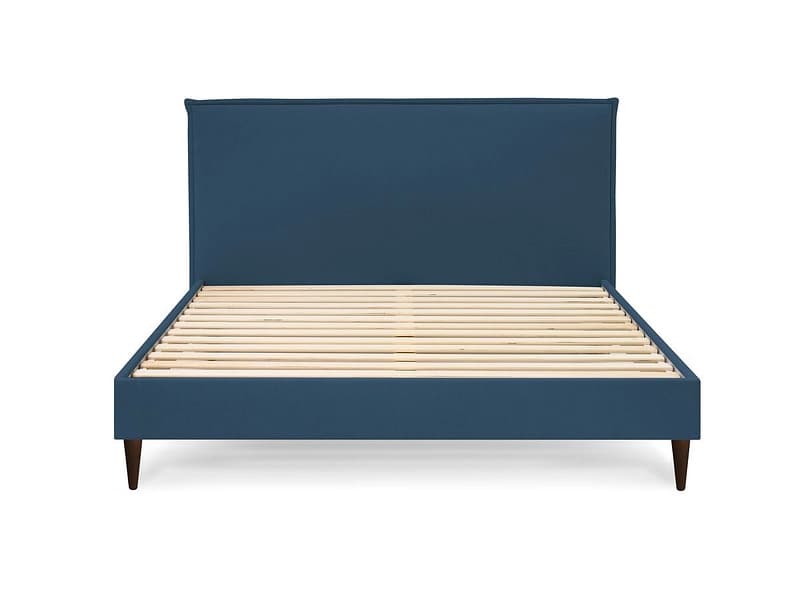 Bett BOBOCHIC SARY 160x200cm stoff blau