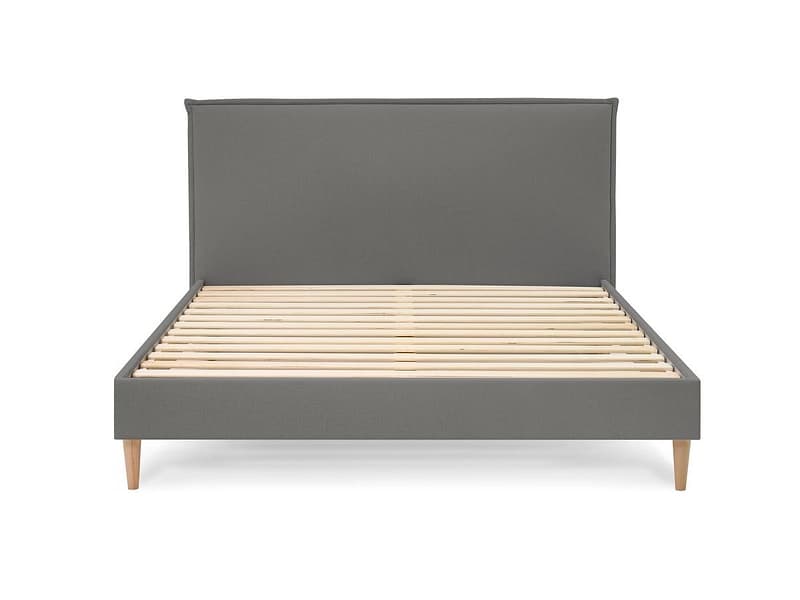Bett BOBOCHIC SARY 180x200cm stoff dunkelgrau