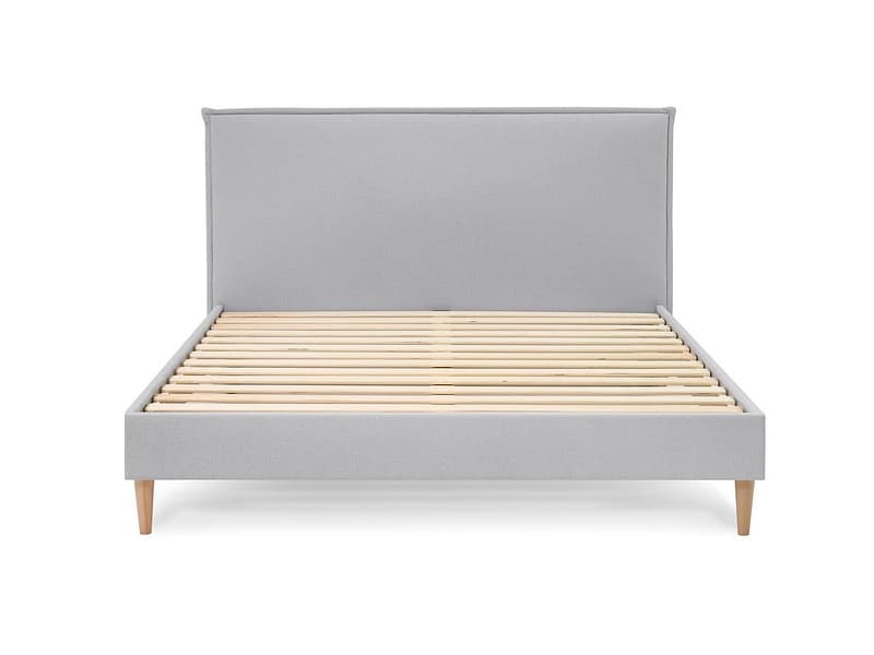 Bett BOBOCHIC SARY 180x200cm stoff hellgrau