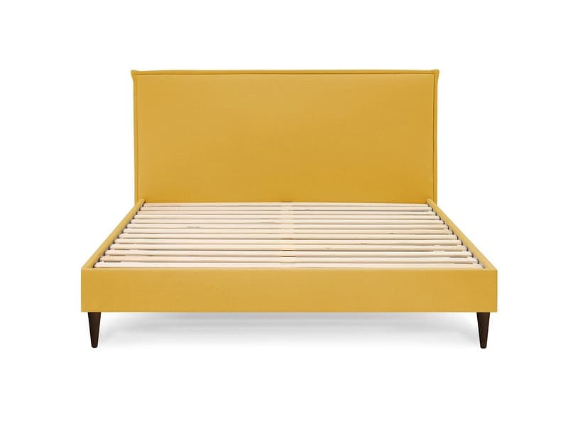 Bett BOBOCHIC SARY 180x200cm stoff gelb
