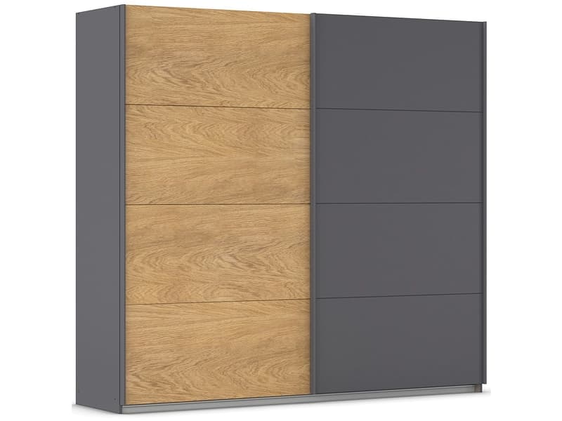 Schwebetürenschrank MATTERHORN artisan eiche 2 Türen