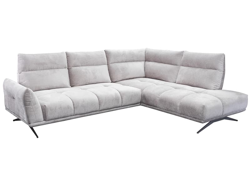 Ecksofa JUST 4 YOU GIOVANNI Polyester hellgrau