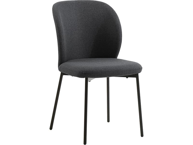 Stuhl MARIA Stoff grau