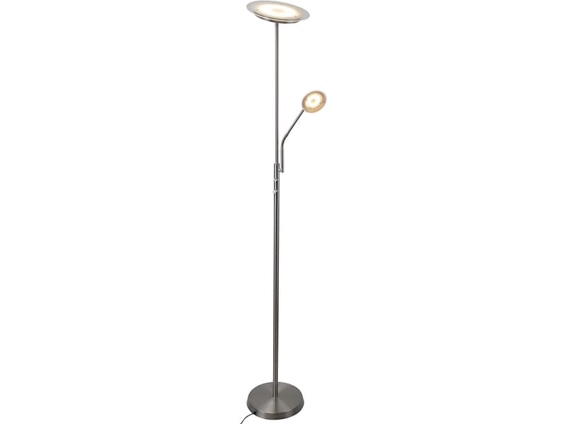 Stehlampe LED SABI 180cm 18.5W silberfarben