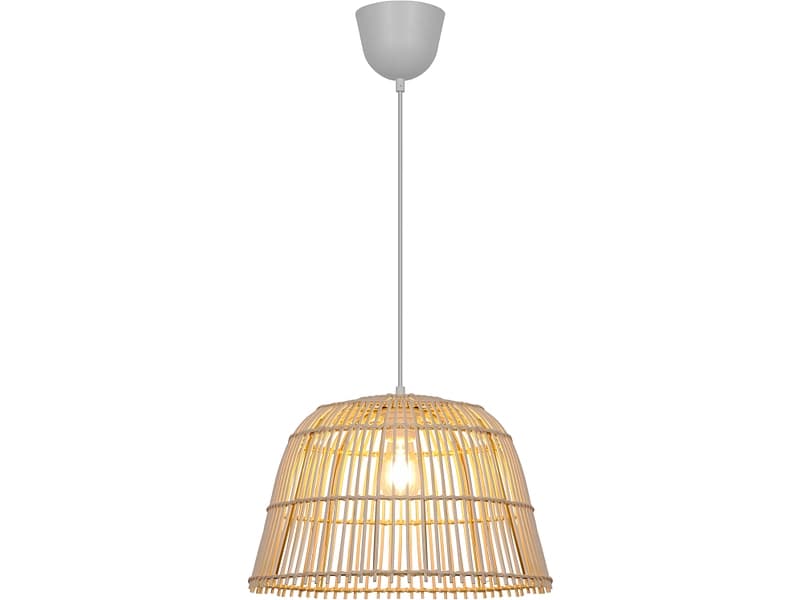 Hängelampe INAYA 38x120cm 15W natürliches holz