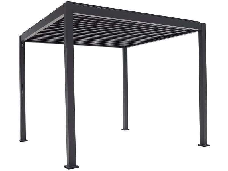 COLIBRI Pergola ARUBA 300x300x240cm schwarz